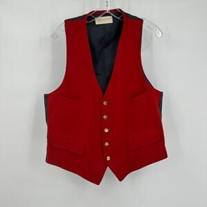 Cricketeer Mens Vest Size M Wool Blend Preppy Cottagecore Academia Dapper